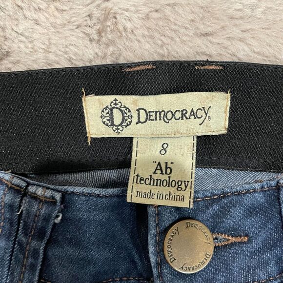 Democracy Women's "Ab" Technology Skinny Jeans Size 8 Dark Wash Career Office‎ - Picture 5 of 10